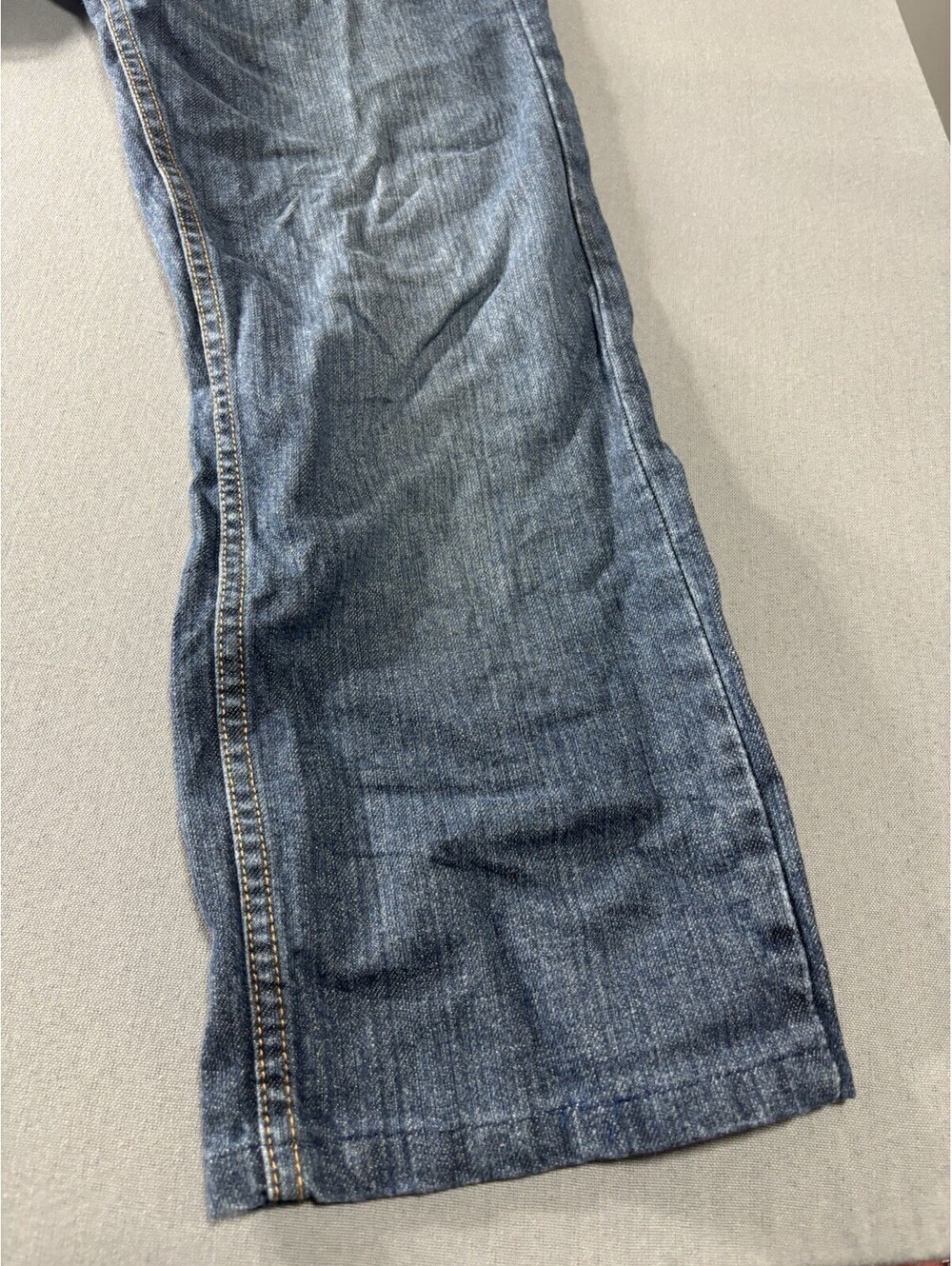 Levis 505 Jeans Mens 32x30 Blue Regular Straight American Workwear Medium Denim - Picture 6 of 15